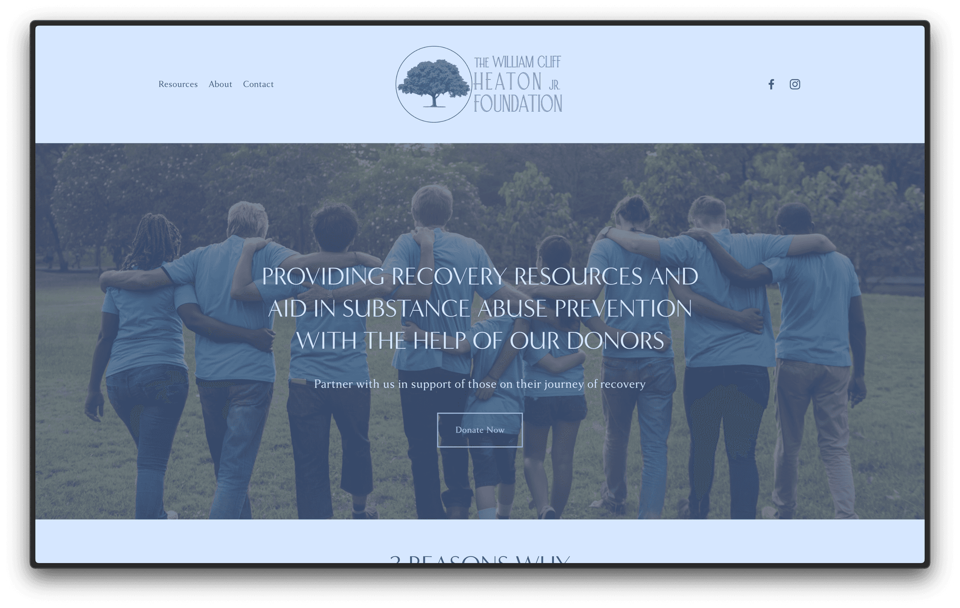 The Heaton Foundation branding preview