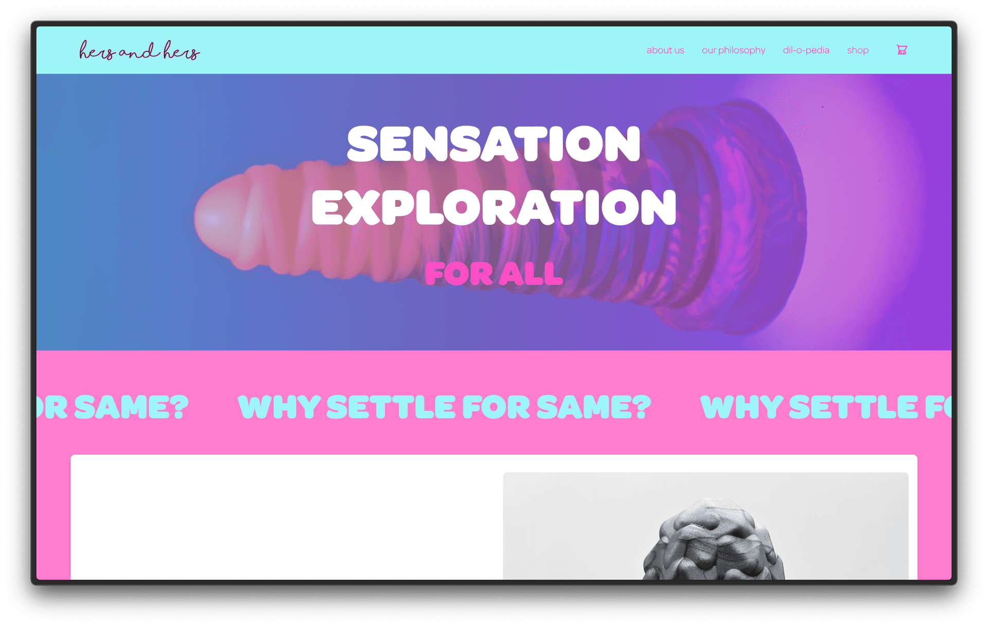 Hers & Hers branding preview